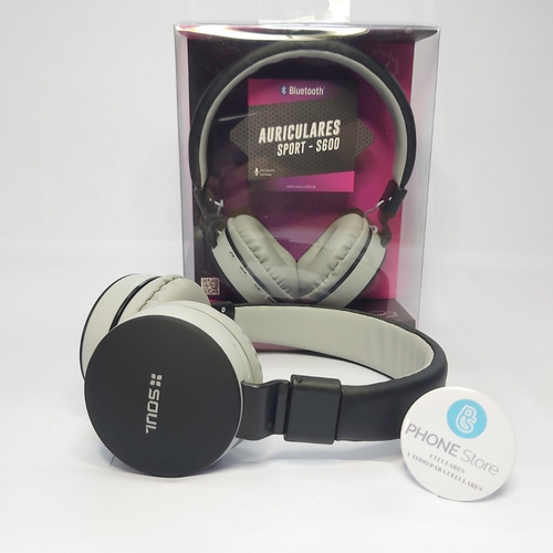 Auriculares inalámbricos Soul S600 negro y gris - comprar online