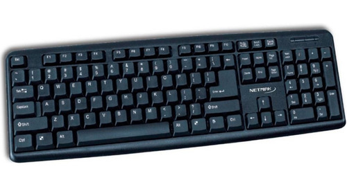 Teclado Standard Clasico Usb Negro Netmak Nm-kb586u - comprar online