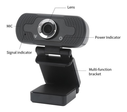 Web Cam Loosafe Ls-f36 Full Hd 1080p C/mic Video Skype Zoom - comprar online