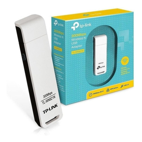 Placa De Red Wifi 300 Mbps Tp-link Tl-wn821n Adaptador Usb