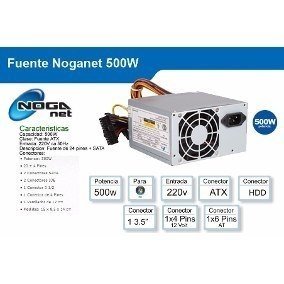 Fuente Noga 550w Atx-550p4 - CCTECH STORE