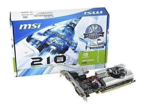 PLACA VGA 1GB G210 MSI DDR3 LP SINGLE SLOT