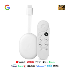 Chromecast with Google TV de voz 4K 8GB snow con 2GB de memoria RAM