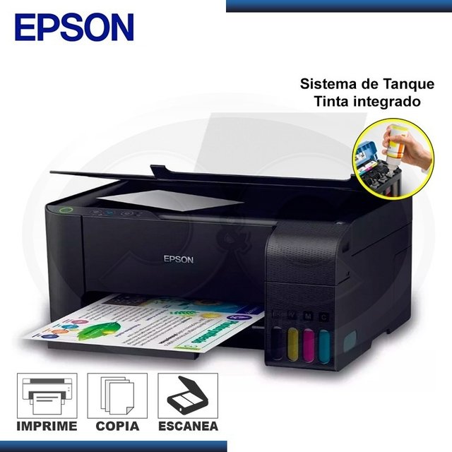 Impresora Epson L3110 Ecotank Sist. Continuo + 4 Tintas 1143