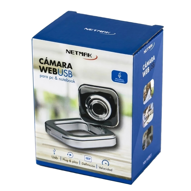CAMARA WEB NETMAK C/MIC NM-WEB01 480P