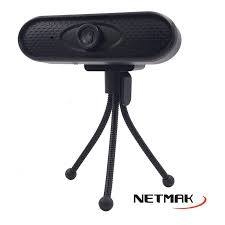 Webcam Netmak Microfono Video Hd 1280x720p Tripode NM-WEB02