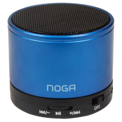 Parlante Bluetooth Portatil Noga Ngs-025 Manos Libres Mini- Negro y Azul
