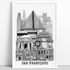 San Francisco enmarcado