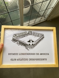 Estadio Libertadores de America Enmarcado en internet