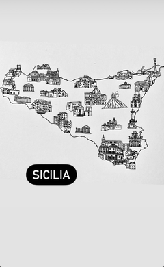 Mapa de Sicilia