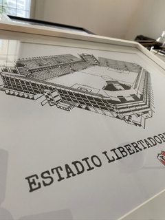 Estadio Libertadores de America Enmarcado - comprar online