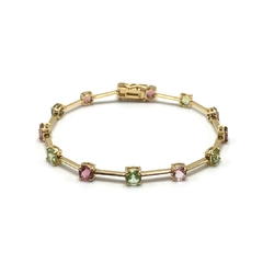 Pulseira bracelete mix gemas