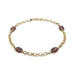 Pulseira Boca Pavê Rubi - comprar online