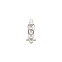 Piercing com pérola ouro branco - comprar online