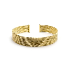 Bracelete trançado ouro amarelo - comprar online