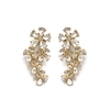 Ear cuff Flores safira branca