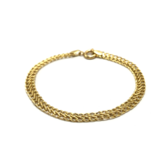 Pulseira lacraia ouro amarelo na internet