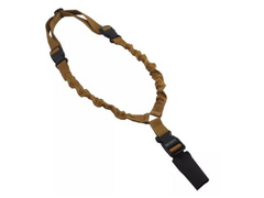 Correa Tactica Bungee Boer® De 1 Punto P/ Arma Larga COYOTE-ARENA