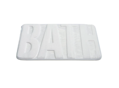 Alfombra de baño 45x60cm BATH Blanca