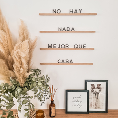 Letters Ledge - "No hay nada mejor que casa" - 50 cm - comprar online