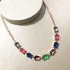 Choker com Pedras Coloridas