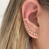 Brinco Earcuff Constelação + Piercing