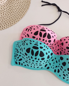 Escote corazon calado (Strapless de bikini) - comprar online