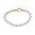 PULSERA MAJORICA PERLAS BLANCAS LYRA MOD: M9864.01.1