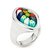 ANILLO MURANO TIPO ROMBO