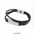 PULSERA DIESEL ACERO QUIRURGICO CON CUERO MOD: PUL49604/49618 cod int: 117265 - comprar online