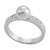 ANILLO MAJORICA PERLA BLANCA CON CIRCONES MOD: 12563.01.2.917.010.1