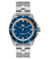 RELOJ LACOSTE MOD: 2010701 CAJA Y CORREA ACERO DETALLES Y FONDO AZUL Y NARANJA