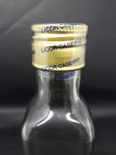 Lacre de segurança transparente com a impressão "licor caseiro" - comprar online