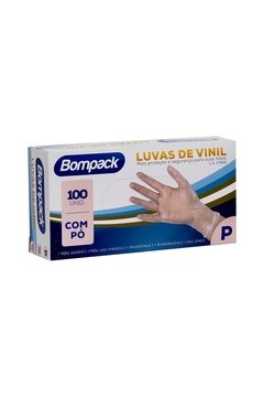 Luvas Bompack vinil com pó G