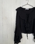 Blusa gasa romantic negra - tienda online