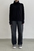 Sweater polera over bremer negra - comprar online