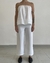 Strapless arrugado blanco - tienda online