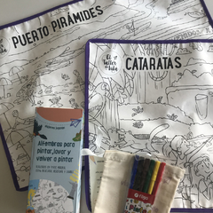 PACK X 4 INDIVIDUALES PARA PINTAR Y LAVAR | - comprar online