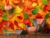 Foto Mural Papel de Parede Folhas de Outono
