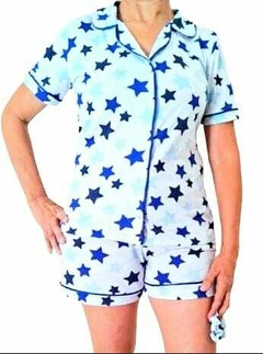 Pijama Americano Curto Blue Star na internet