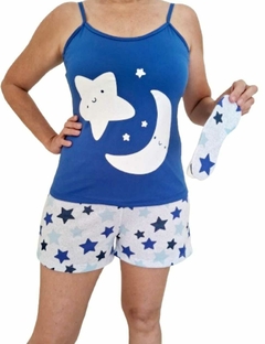 Short Doll Plus Size Blue Star