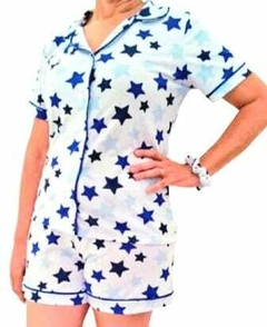 Pijama Americano Curto Blue Star - loja online