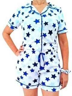 Pijama Americano Curto Blue Star