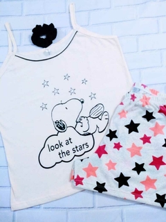 Short Doll Snoopy Estrelas