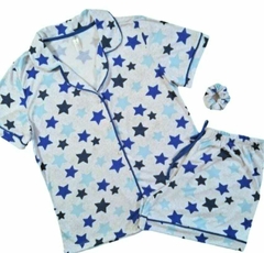 Pijama Americano Curto Blue Star - comprar online