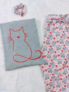 PIJAMA INVERNO GATINHO - comprar online