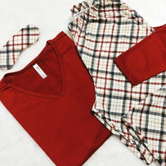 Pijama Masculino Longo Calça Xadrez - Annafour
