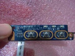 Botão Power E Placa De Led Button Sony Vpcea36fm /pcg-61317l na internet