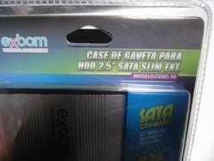 Imagem do Case De Gaveta Para Hdd 2.5 Sata Slim Cinza Externa Usb 2.0