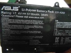 Bateria P O Netbook Asus Vivobook X202e C21-x202 5136mah na internet